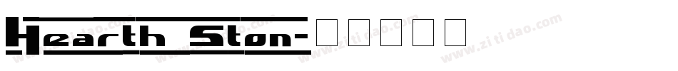 Hearth Ston字体转换